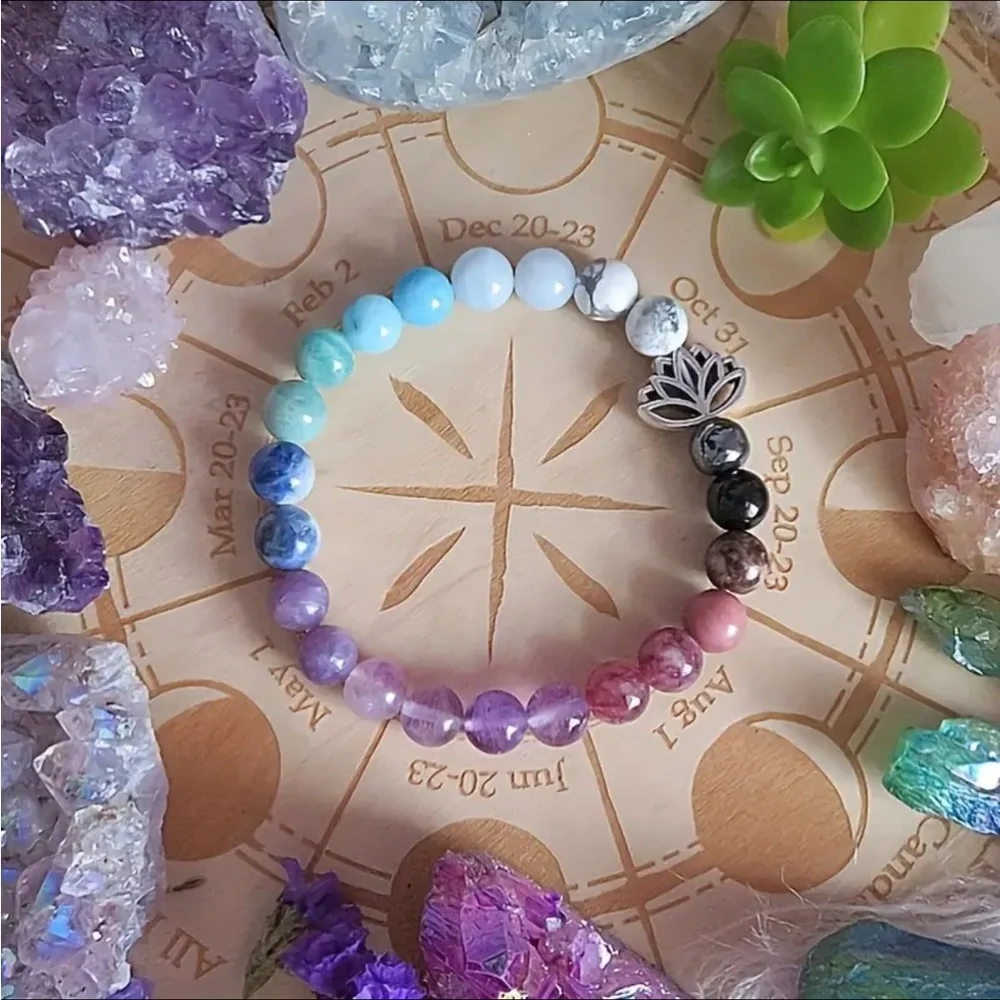 Anxiety relief gemstone bracelet - Picture 4 of 4